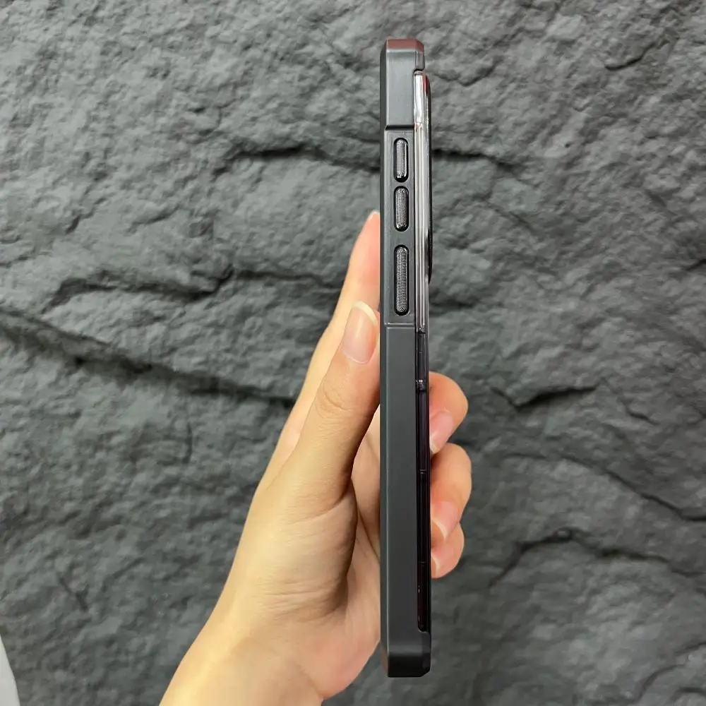Transparent Gradient Magnetic Charging Protective Phone Case Shell