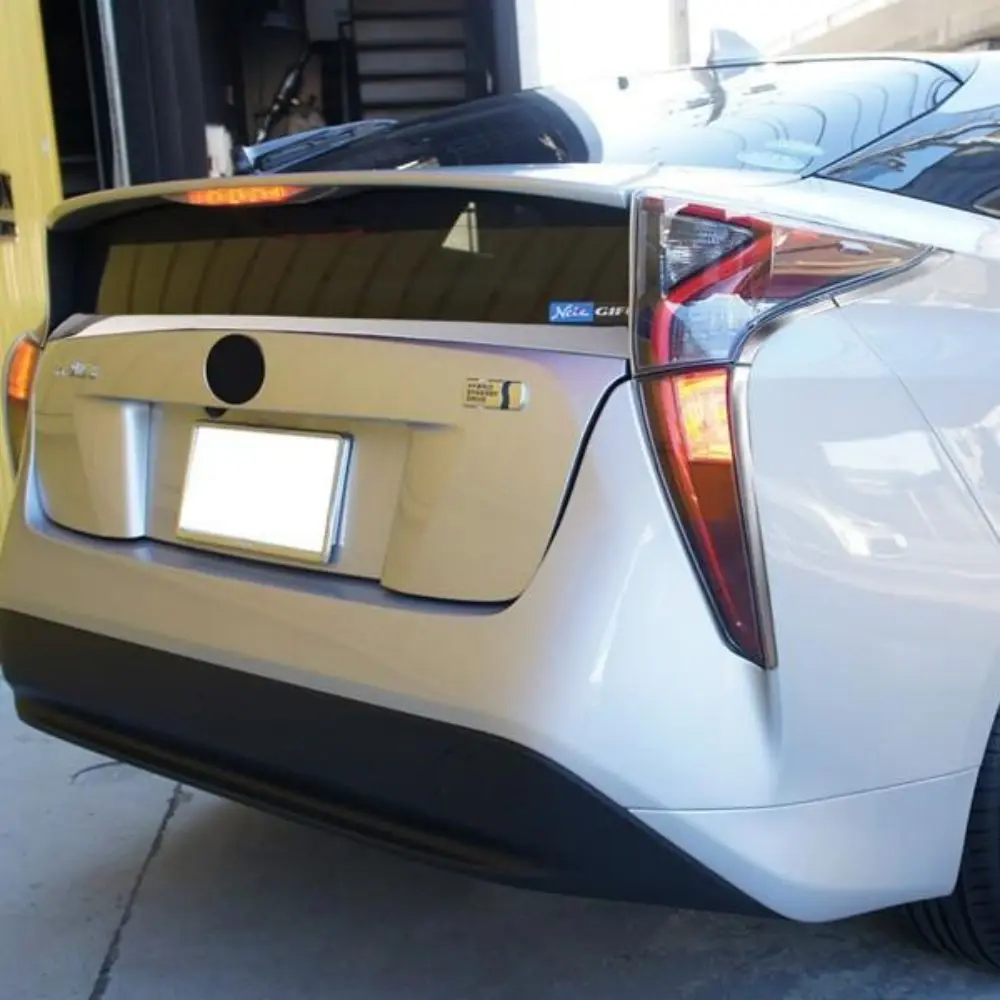 SUS304 Stainless Steel Rear Fog Light Garnish Taillights Cover Molding Trim Accessories 6 pcs For Toyota Prius XW50 2015- rear handle hatchback cover