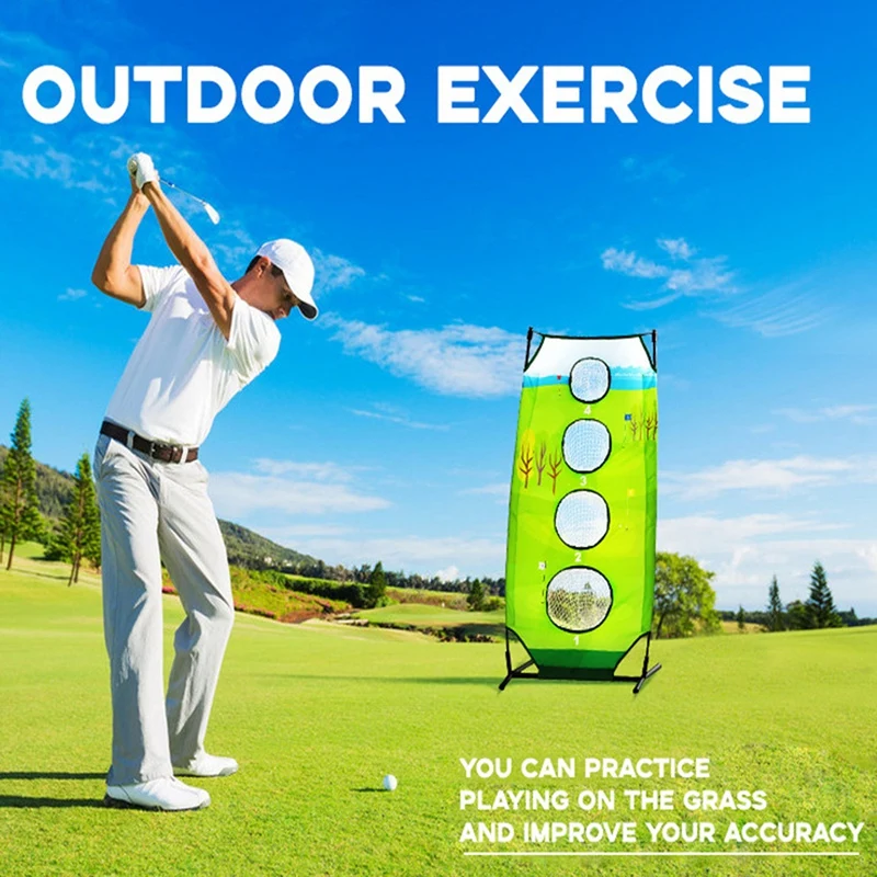 

1Set Golf Chipping Practice Net Outdoor Indoor Mesh Golf Net Accuracy Swing Golf Training Equipment Green