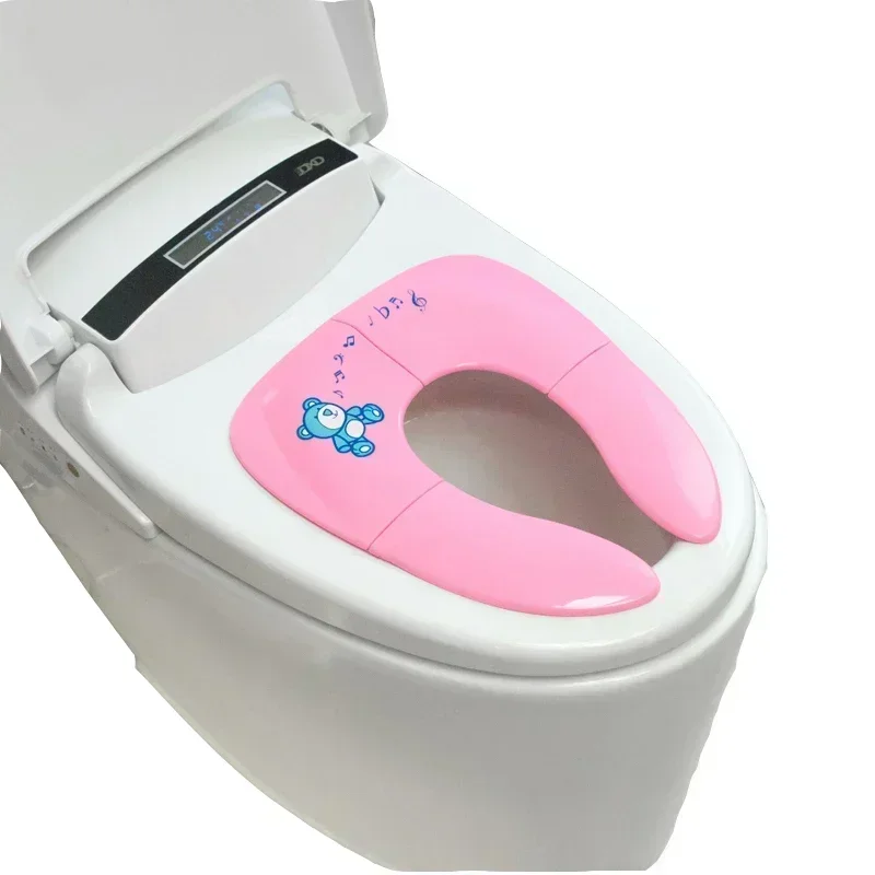 1pcs Baby Travel Folding Potty Seat Toddler Portable Toilet Training Seat Children Urinal Cushion Children Pot Chair Pad /mat