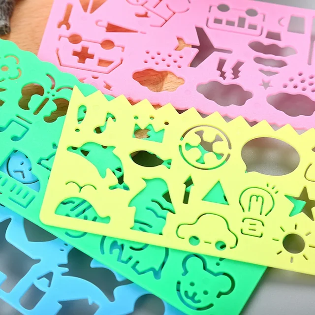 어린이의 창의성과 교육을 위한 드로잉 템플릿 보드