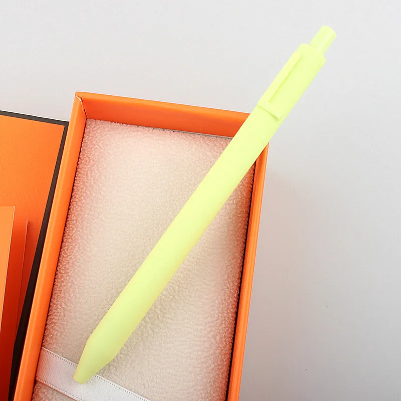 

2PCS classic Neutral Pen 0.5 Black Water Pen Push Signature Pen Student Learning Teacher Office Stationery