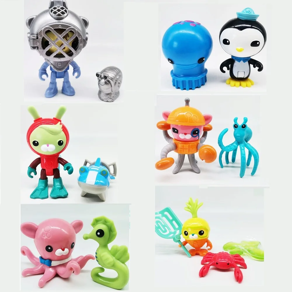 Multi Set Di Ottonauts Action Figures Creature Gup Octopod Kwazii Peso Shelinton Barnacles Tdebole Childs Regalo Di Natale