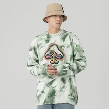 

Plus Velvet Thick Thick Section of The New Autumn and Winter Jacket Trend Simple Korean Retro Casual Korean Knit Sweater