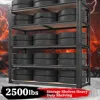 2500LBS Garage Shelving 72''H Storage Shelves Heavy Duty Shelving 5 Tier Metal Shelves for Garage Shelves Adjustable Shel 4