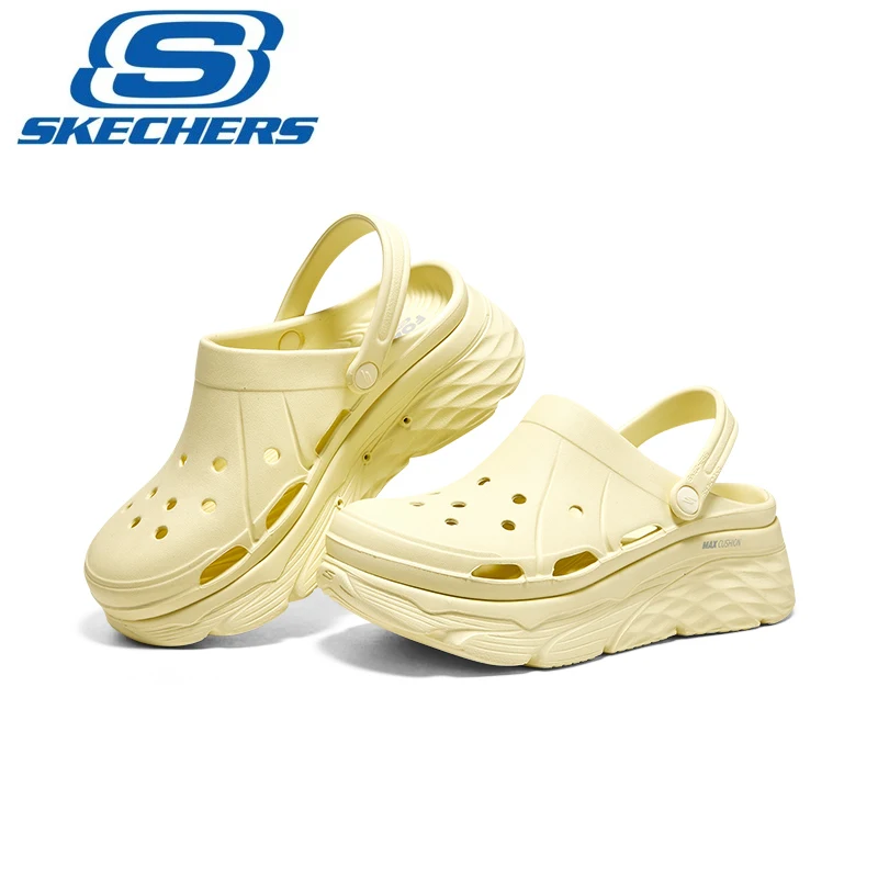 

Skechers Original Women Sandals Clogs Summer Women's Thick Bottom EVA Dry Wedges Platform Shoes Beach Sandals Home Slippers