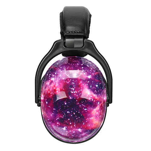 ZOHAN Toddler Defenders Hearing Protection Cartoon Kid Safety Ear Muffs Noise Reduction for Childrens Earmuffs Adjustable Starry Sky