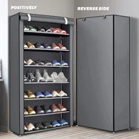 6-10 Tier Multi-Layer Shoe Cabinet with Dust-Proof Rolling Shutter Door, Easy to Assemble, Space-Saving Home Storage Cabinet, Suitable for Entryways, Hallways, Bedrooms, Living Rooms, Homes, Dormitories, Etc./Modern Decorative Shoe Cabinet