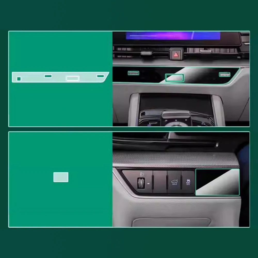 기아 스포티지 NQ5 5 2022 2023 2024용 자동차 TPU 프리컷 인테리어 PPF 페인트 보호 필름, 콘솔 스크래치 방지 및 복원