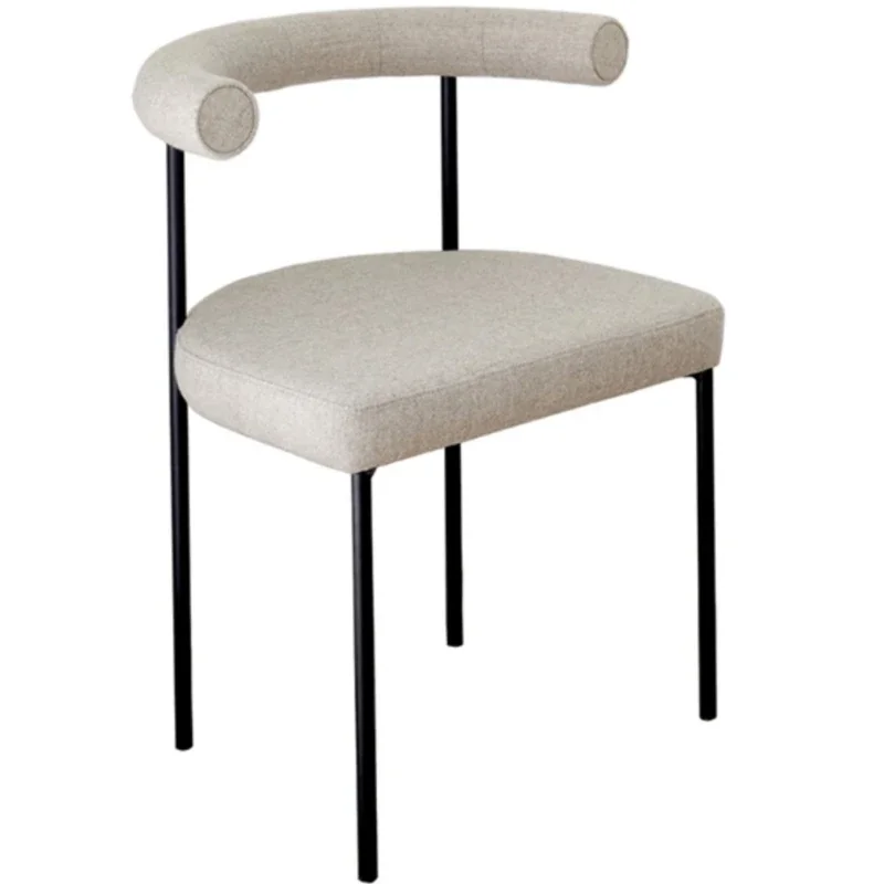 Nordic Design Bar Chair Coffee Modern Retro Makeup Dining Chair Simple Minimalist Nordic Taburete Alto Home Furniture HD50BY