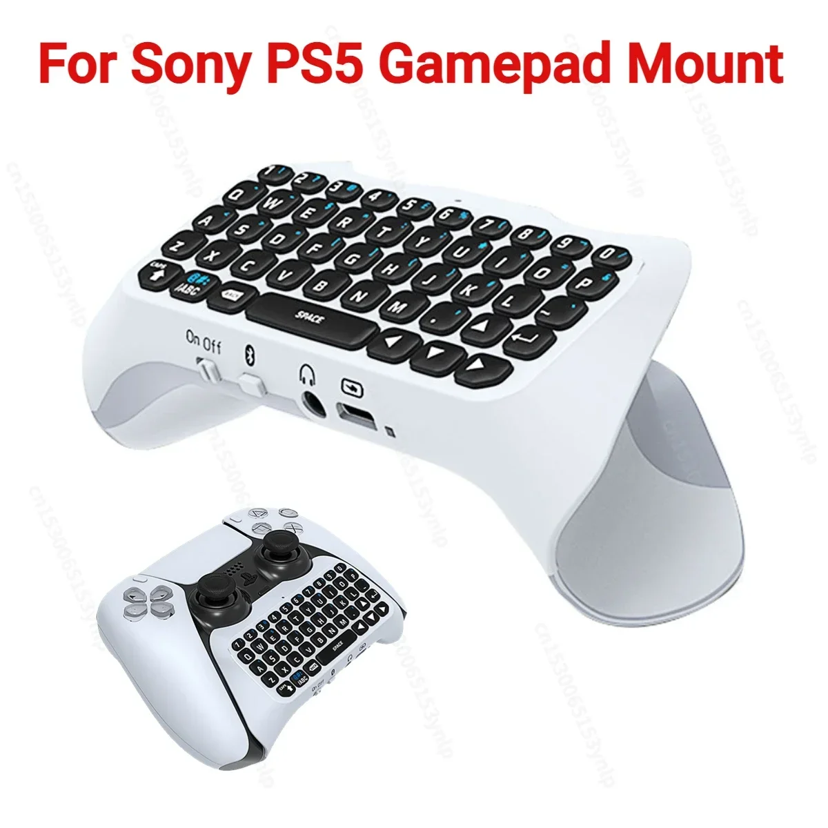 Wireless Mini Keypad Chatpad with Green Backlight & Built-in Speaker