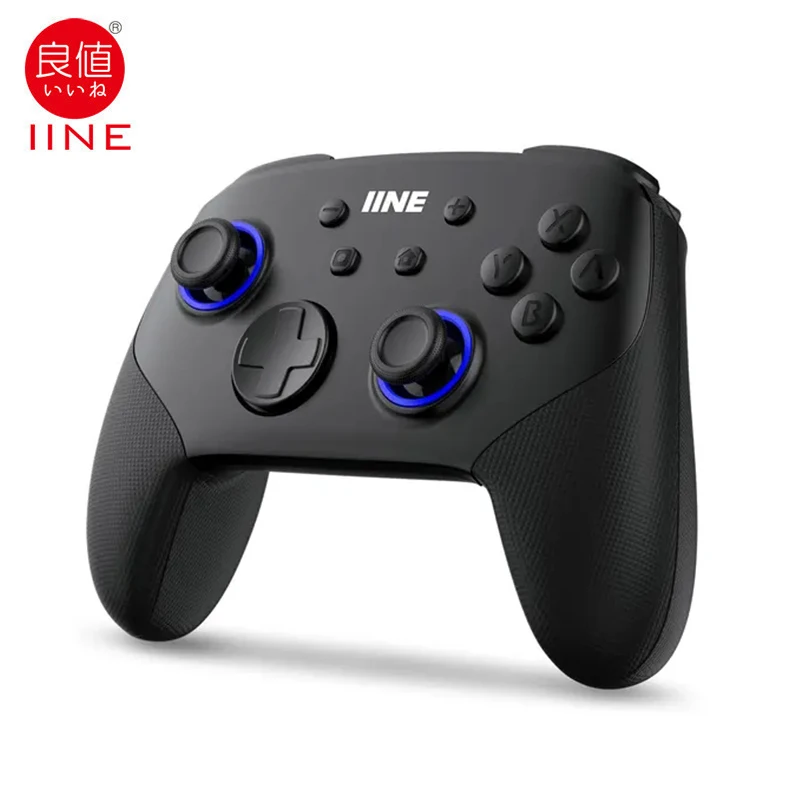 

IINE Falcon Black Wireless Controller Turbo&Macro Function RGB Lighting Compatible With Nintendo Switch/OLED/Lite