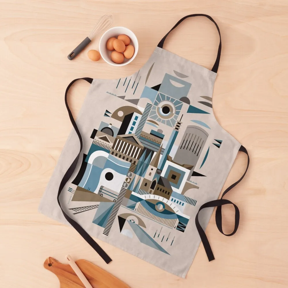 

Modernist Brum I Apron chef kitchen clothes funny apron