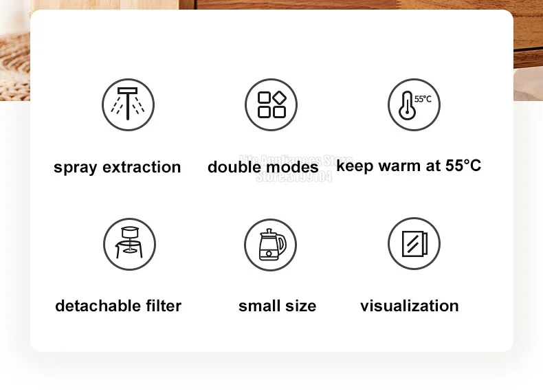 Description Picture 3 of itemHYUNDAI Electric Kettle 1L Tea Boiling Fast Heating Water Boiler Auto Thermal Insulation For Coffee Tea