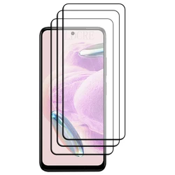 Premium Full Cover Tempered Glass Screen & Lens Protector - 9H HD Clarity for RedmiNote 12S (3 Front Glass)