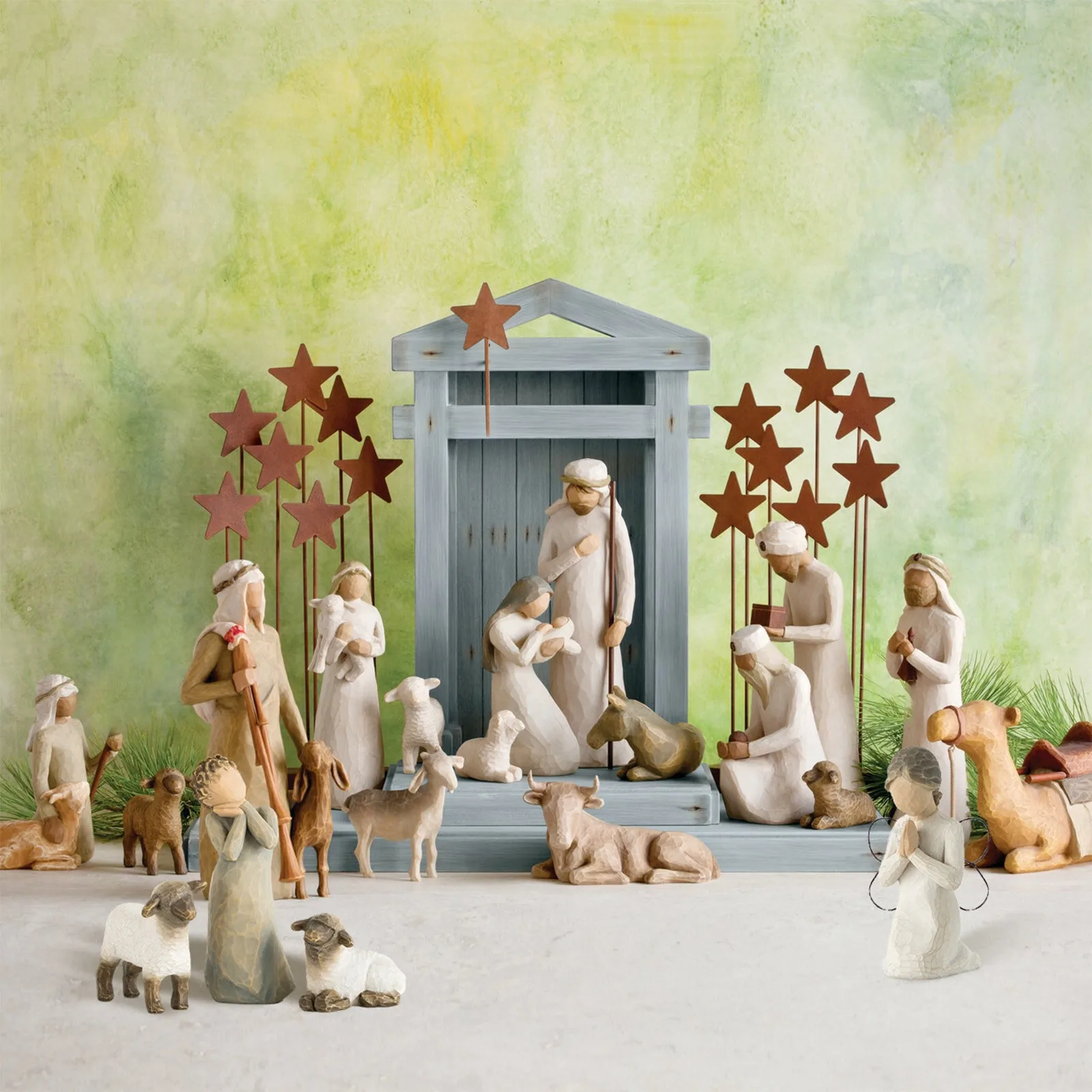 Creative Christmas Hand Drawn Sculpture Decor Of The Statue Of The Nativity Jesus As A Xmas Gift jesus nacimiento natividad christian statue home decor items