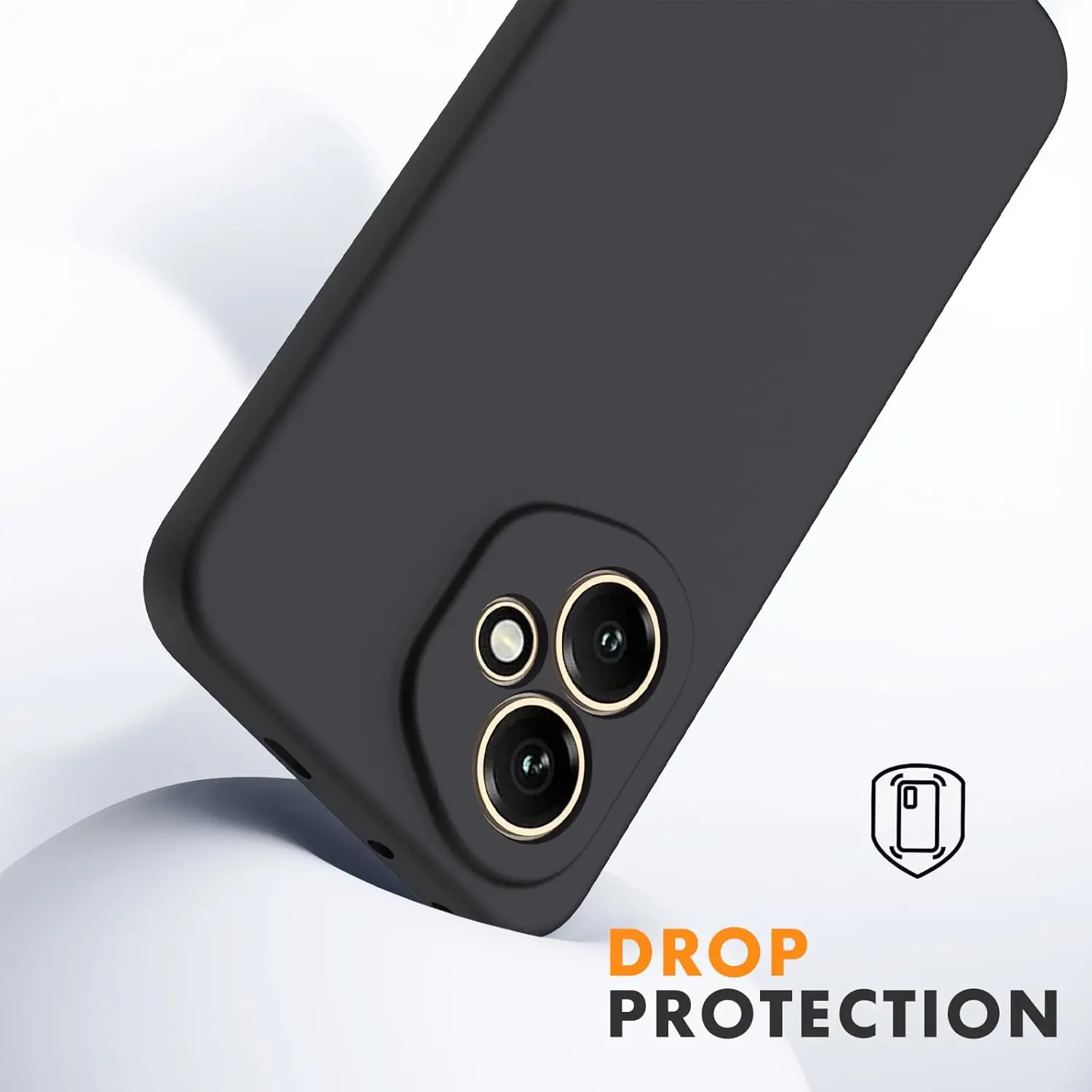 Luxury Original Liquid Silicone Soft Cover with Microfiber Interior