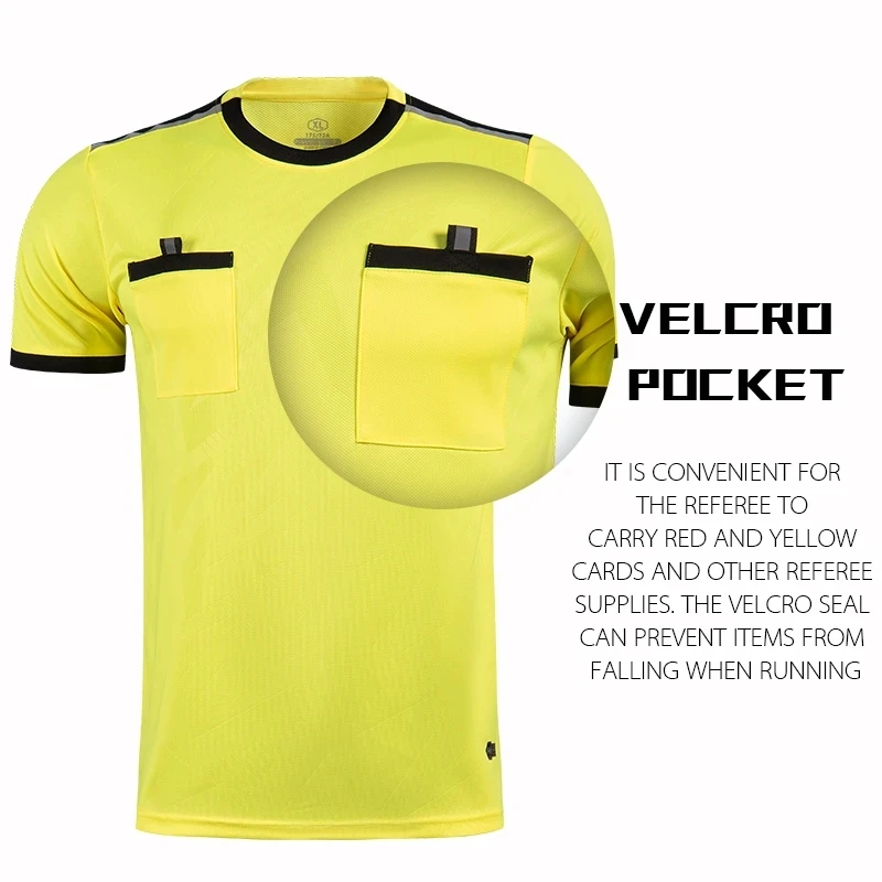 Football Uniform Referee Jerseys Shorts Shirts Suit Tracksuits