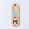Children's teething remote control silicone material baby teething toys simulation remote control toys teething teether 5