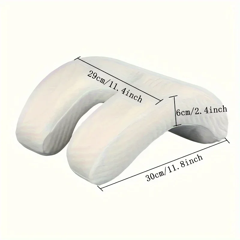 1 couple arm pillow slow rebound pressure pillow memory foam travel arch U-shaped pillow 4