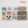 Snap Button Plier Tool 100/200 Set 10Color Metal DIY Hand Pressure Studs Fasteners Kit Installing Clothes Bag Sewing Accessories 6