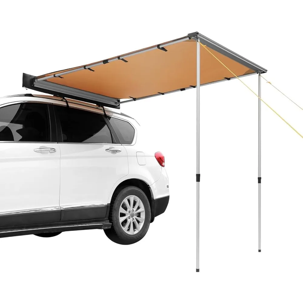 

Carport Suitable For SUV Pergola Larger 6.6' X 8.2' Shade Coverage Canopy Tent Van Exterior Door Marquee Height Adjustable Porch