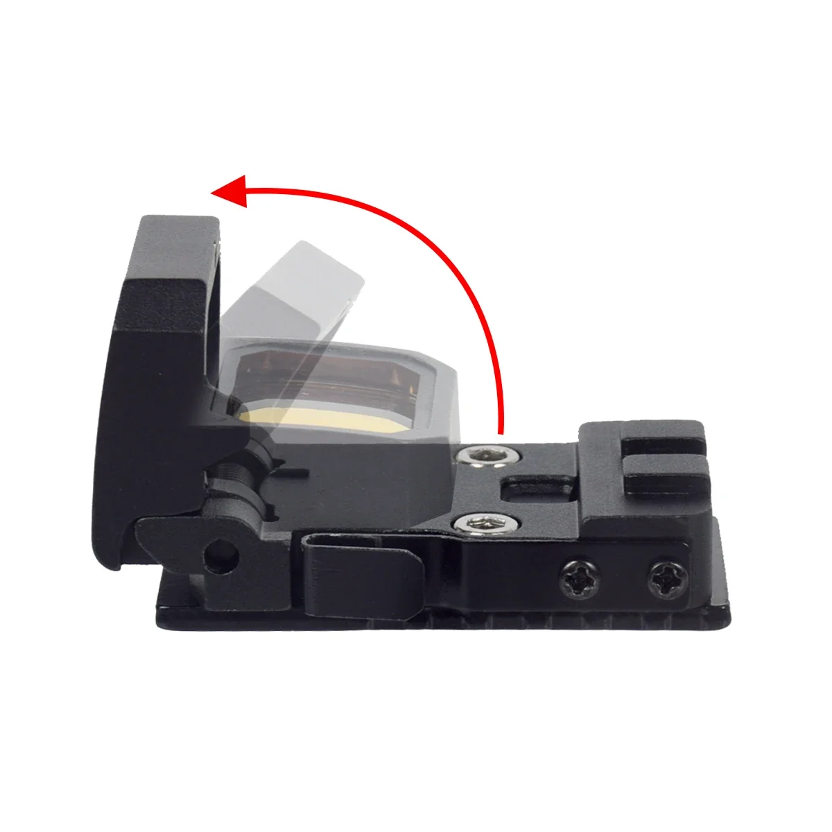 Tactical VISM Flip Up Red Dot Sight Reflex Scope Collimator Pistol Riflescope For Glock MOS 1913 Mount Hunting Optics Scope red dot sight rifle scope