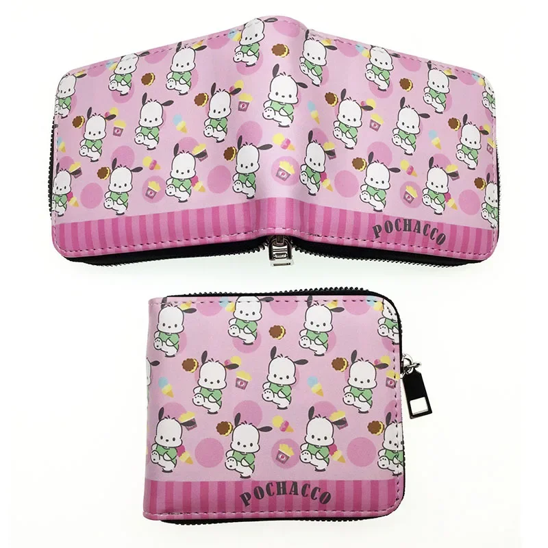 KERA zipper CUTIE Zipper Wallet Kawaii Sanrioed Keroppi Kuromi My Melody Cartoon