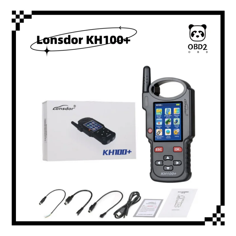

Lonsdor KH100+ Car Key Programmer Handheld Device Update Online Full Featured Key Mate Generate Remote Smart Key Programmer