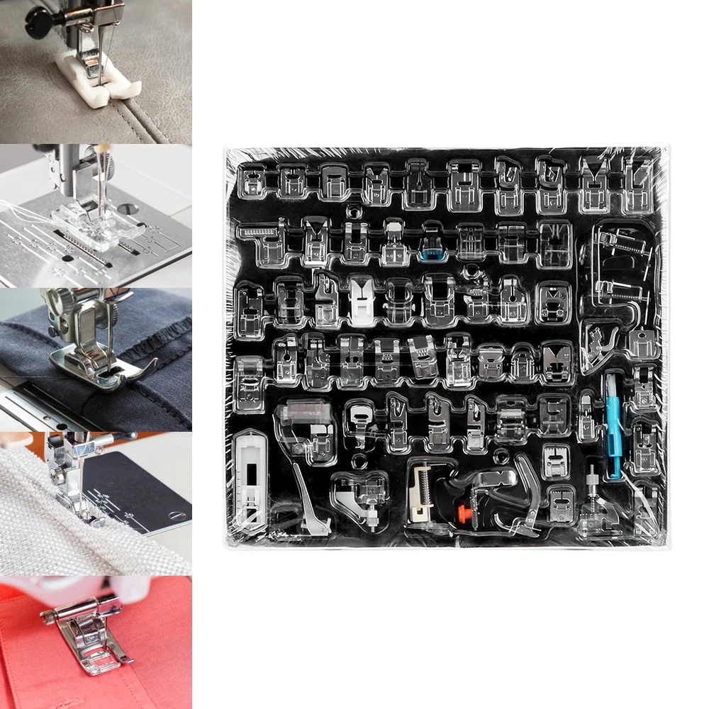 

32/42/62 Pieces Sewing Machine Presser Foot DIY Sewing Machine Presser Feet For Brother Singer Janome