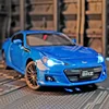 1/32 Subaru BRZ Alloy Sports Car Model Diecast Simulation Metal Toy Vehicles Car Model Sound Light Collection Childrens Toy Gift 1