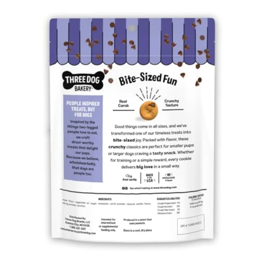 Mini Carob Dog Cookies 2