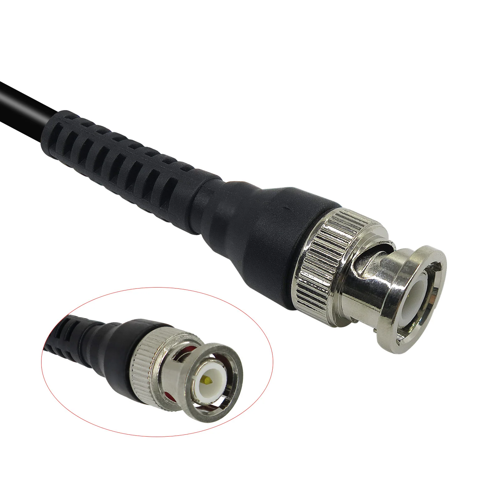 1pcs BNC Male to Dual Alligator Clip Oscilloscope Test Probe Cable 1M Alligator Clips Cable Test Line alligator clips test probes