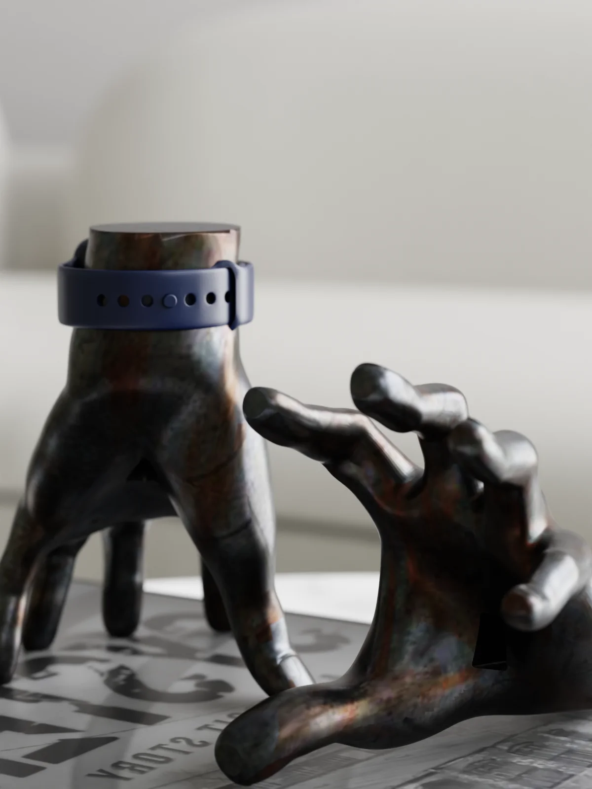 Pet Hand Apple Watch Charger Stand Creative Iwatch Holder Charging Apple Watch Charge Dock Base Retro Accessory Gift Ideas