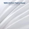 Tex Stead Goose Down Pillow 100% Cotton Set Bed Pillow, Luxury Hotel White Pillow Core, Comfortable and Warm 2-Piece Set 4