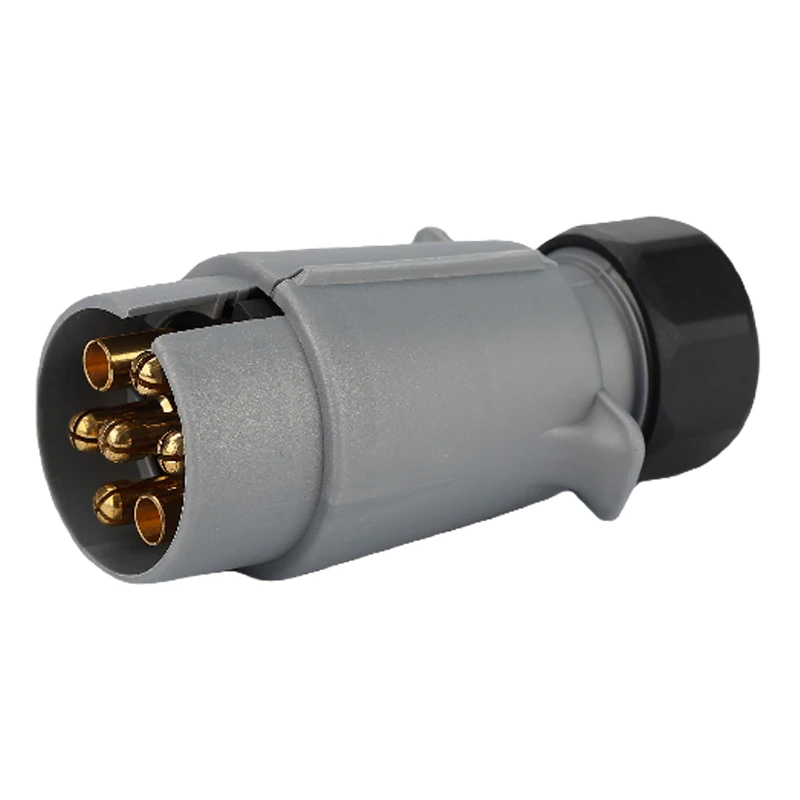 Trailer Socket Plug CVP 7 pin 12S-type Trailer or Caravan plug-Grey