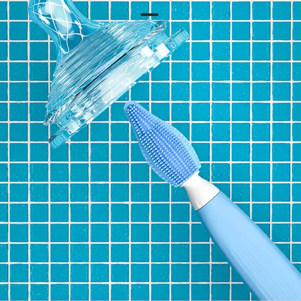 Bottle Brush 3-piece Silicone 360&deg; Rotating Baby Nipple Cleaning Set