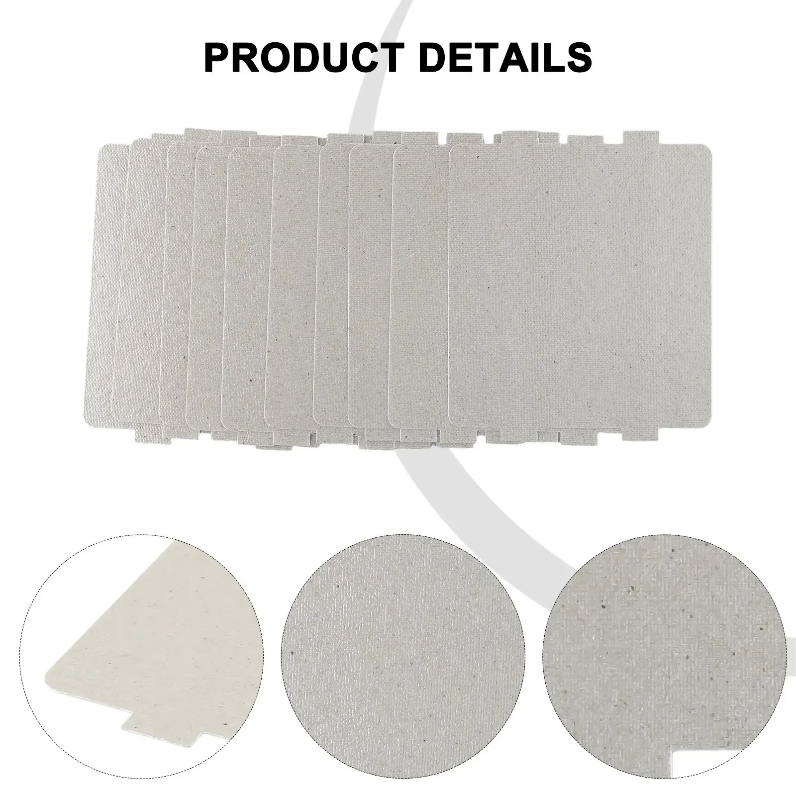

5pcs Universal Microwave Oven Mica Sheet Kitchen Accessories Wave Guide Waveguide Cover Sheet Plates 11.6 X 6.5cm
