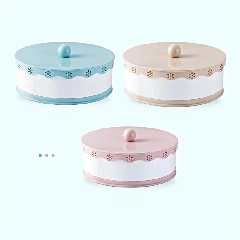 Elegant Multi-Sectional Snack Serving Tray with Lid – Ideal for Dried Fruits, Nuts, Candy, and Cookies