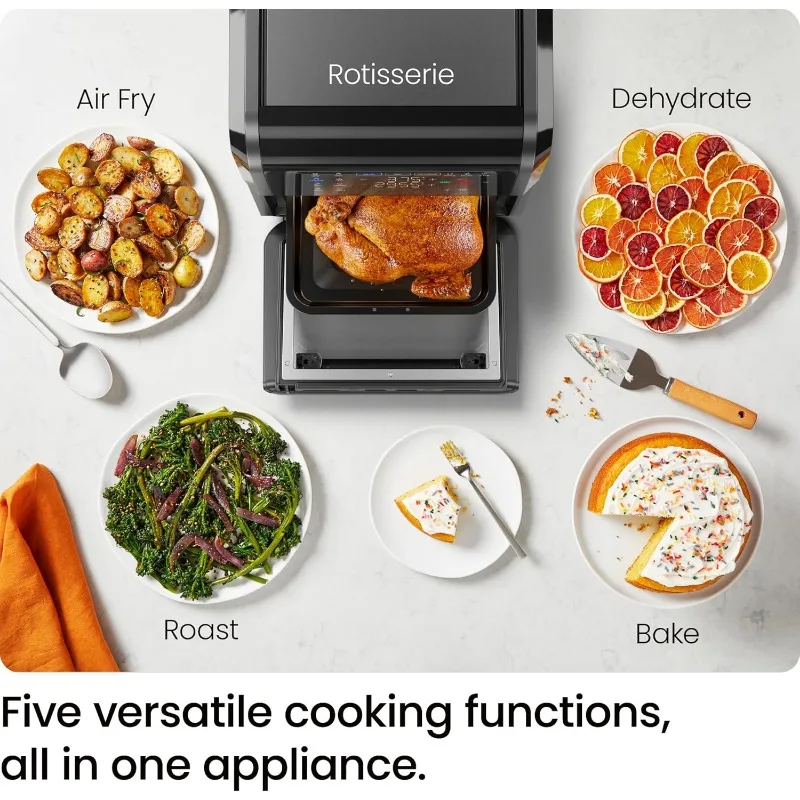 Chefman 12-Quart 6-in-1 Air Fryer Oven with Digital Timer, Touchscreen, and 12 Presets - Family Size Countertop Convection Oven 3