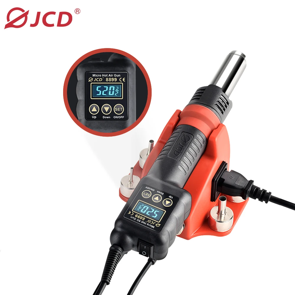 750W Micro Hot Air Gun Soldering Station Temperature Adjustable BGA Welding Tools