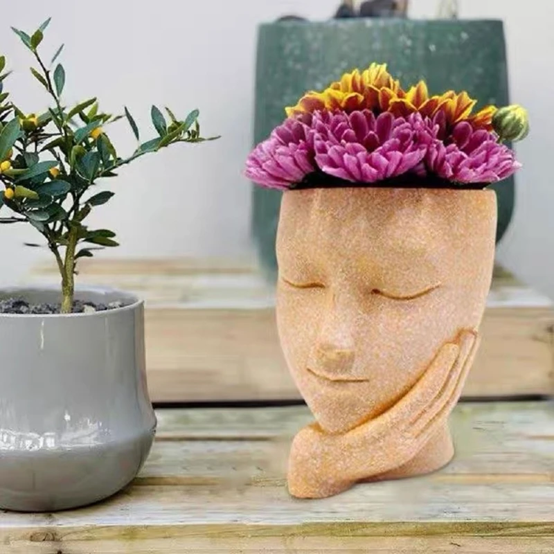 DIY Concrete Flower Pot Resin Mold Pen Holder Resin Mold Desktop Decoration Home Dropship