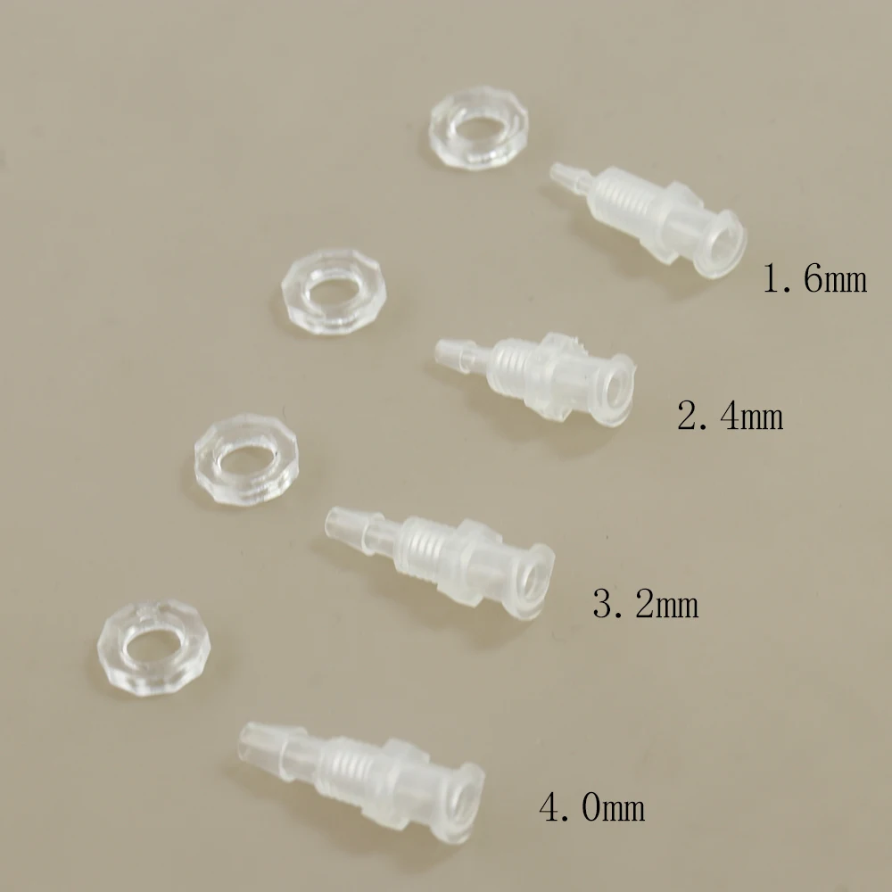 Luer-Lock-Adapter, gerade Durchgangsplatte, PP-Kunststoff, Luftventilrohr, Unterverpackungsinstrument