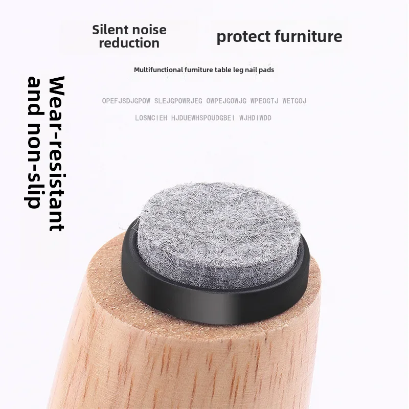 Trendy Plastic Felt Footwear Nail Factory Furniture Cups Table Chair Anti-scratch Floor Cabinet Foot Nail