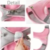 Dog Harness Leash Set Reflective Breathable for Small Dogs Adjustable Puppy Cat Harness Vest French Bulldog Chihuahua Pug 4