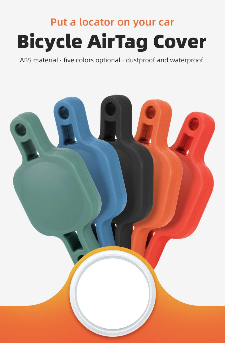 Description Picture 2 of itemUniversal Bicycle Tracker Mount Bracket Locator Protective Cover For Apple AirTag Bike Water Bottle Case Holder For Airtag