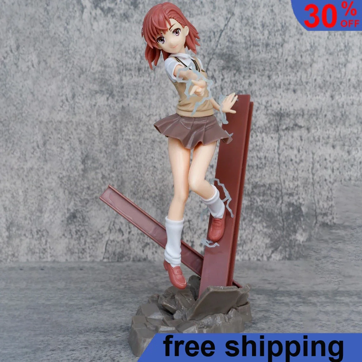 

A Certain Magical Index Anime Figure Railgun Cannon Sister Misaka Mikoto Swimsuit Action Figure Statue Pvc Model Doll Gift Toys