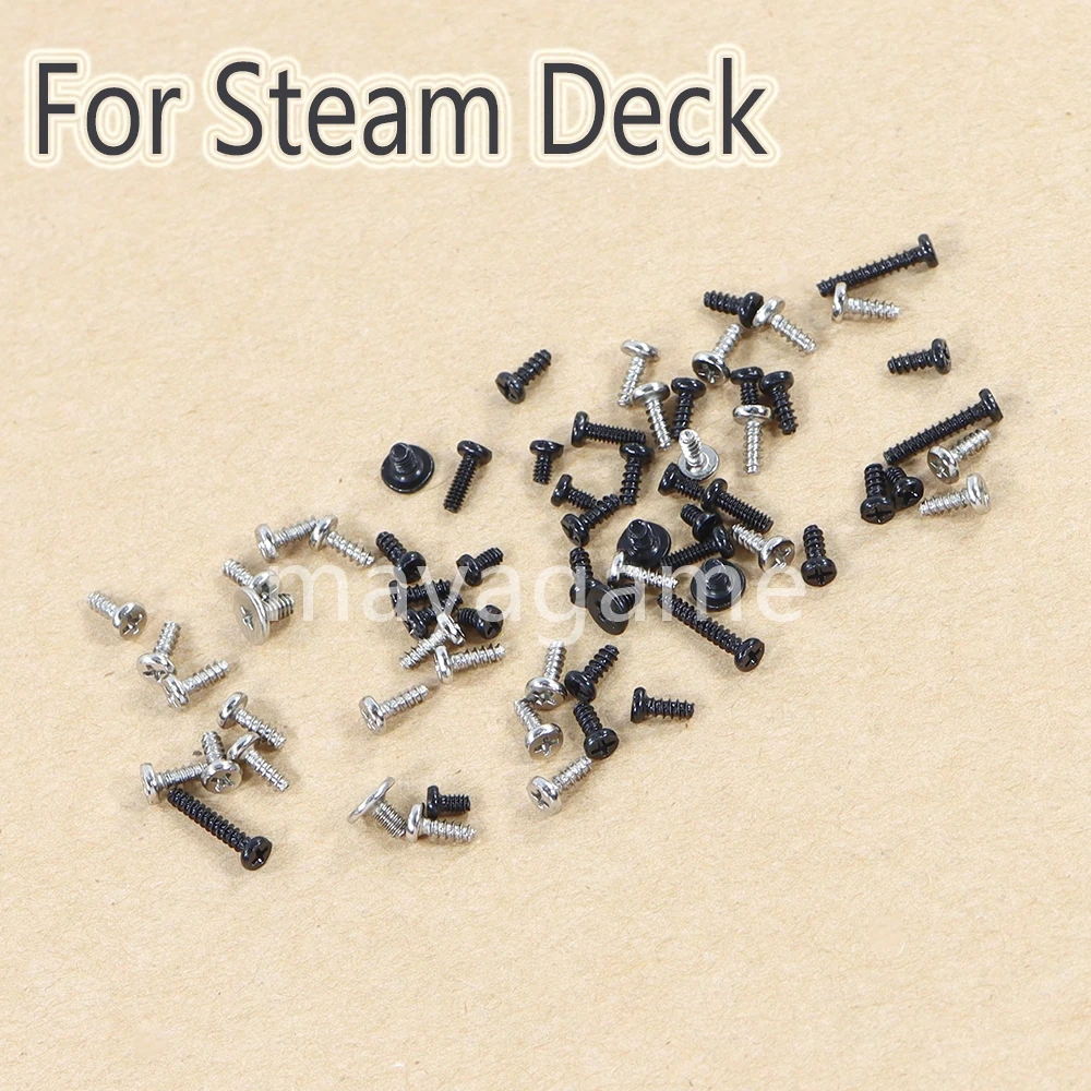 

50sets Game Console Screws Metal Host Screws Full Set Screw for Steam Deck