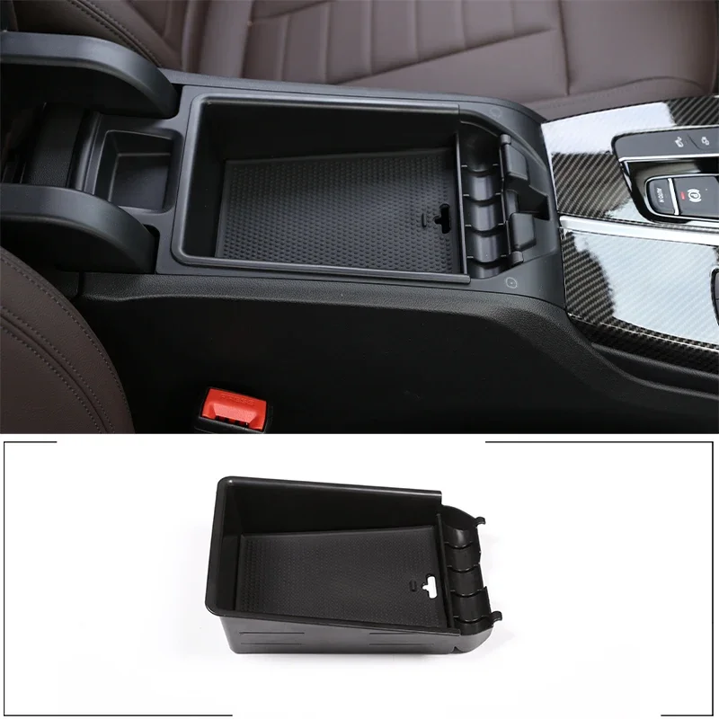 

For BMW X3 X4 G01 G02 2018 2019-2022 Car Center Console Btorage Box Armrest Box Storage Tray Auto Interior Tidying Accessories