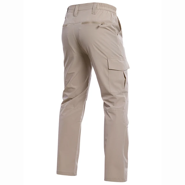 Men’s Lightweight Hiking Pants Quick Dry Water Resistant Tactical Work Outdoor Fishing Cargo Trousers 2